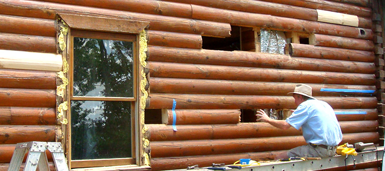 Log Home Repair Newton County, Georgia